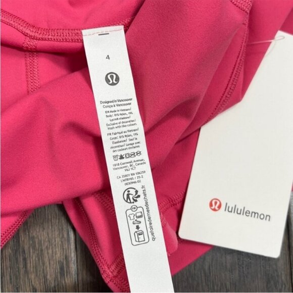 Lululemon Align High-Rise Short 4" Raspberry Coulis NWT - Picture 6 of 8